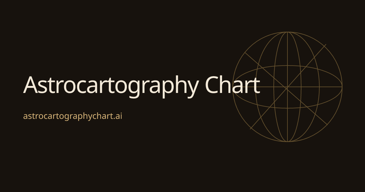 Free Astrocartography Chart Calculator & Map
